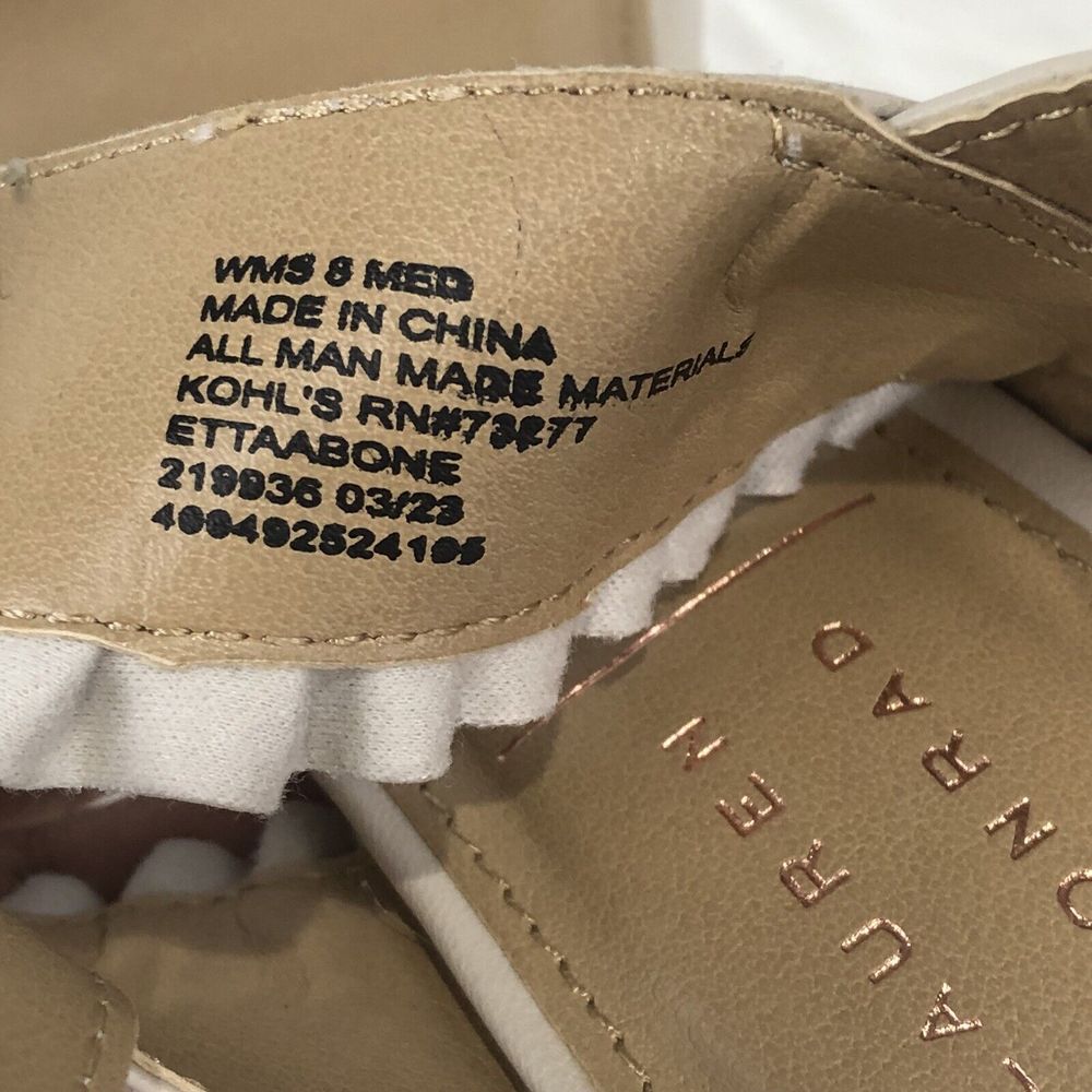 New- Lauren Conrad Sandals Heels Size 8 M - Picture 11 of 16